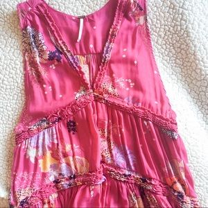 NWT Free People floral tunic